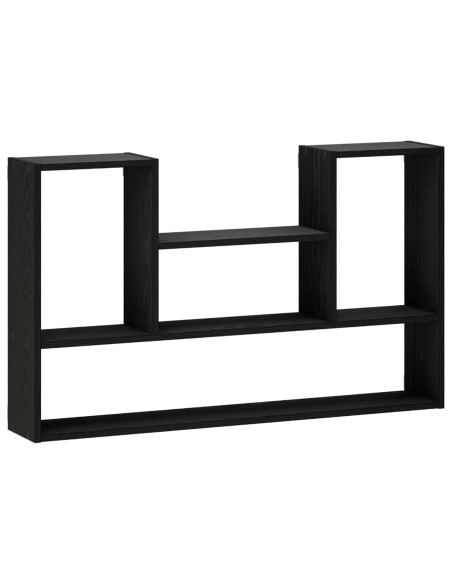 Scaffale da parete Nero 100 x 17 x 60 cm Legno ingegnerizzato
