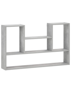 Scaffale da parete Grigio Cemento 100 x 17 x 60 cm