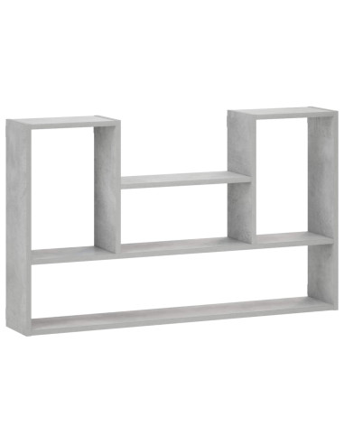 Scaffale da parete Grigio Cemento 100 x 17 x 60 cm