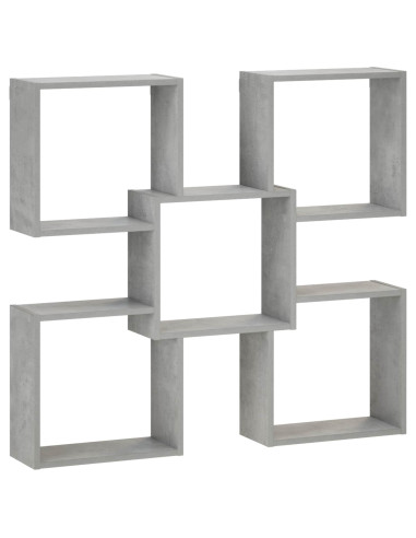 Scaffale da parete Grigio Cemento 99,5 x 17 x 91 cm