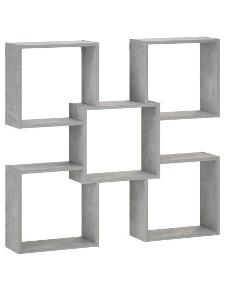 Scaffale da parete Grigio Cemento 99,5 x 17 x 91 cm