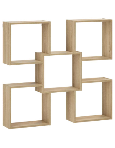 Scaffale da parete Rovere Sonoma 99,5 x 17 x 91 cm