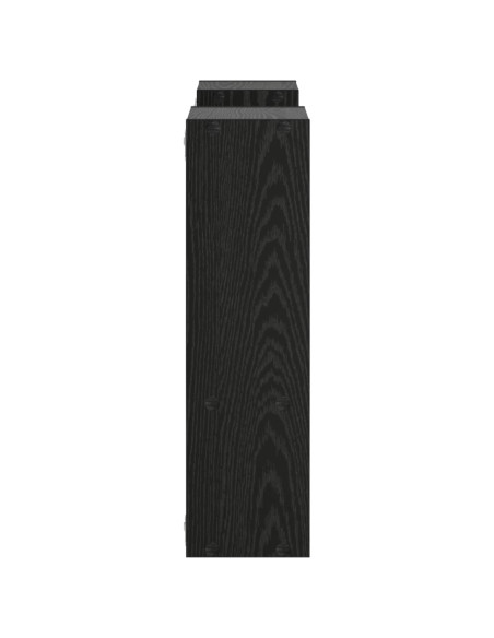 Scaffale da parete Nero 100 x 17 x 60 cm Legno ingegnerizzato