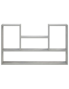 Scaffale da parete Grigio Cemento 100 x 17 x 60 cm 2