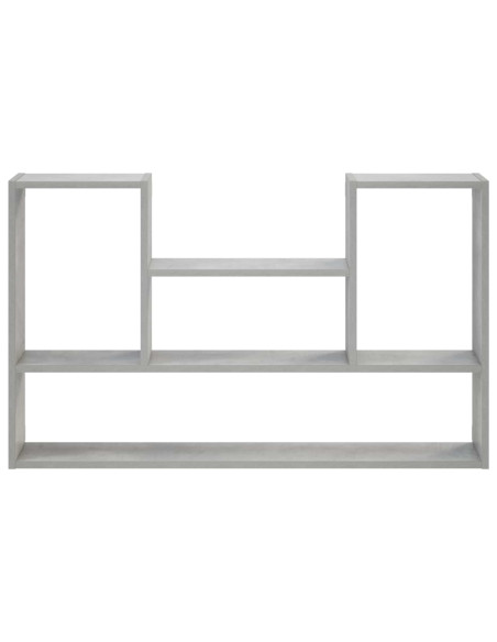 Scaffale da parete Grigio Cemento 100 x 17 x 60 cm