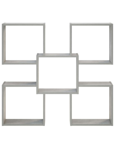 Scaffale da parete Grigio Cemento 99,5 x 17 x 91 cm