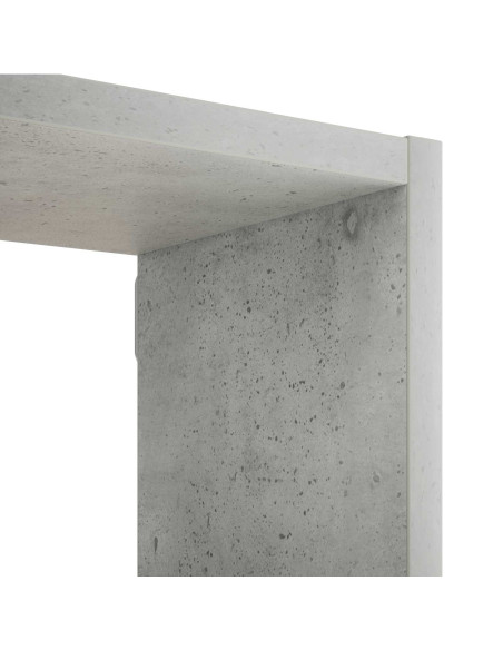 Scaffale da parete Grigio Cemento 99,5 x 17 x 91 cm