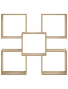 Scaffale da parete Rovere Sonoma 99,5 x 17 x 91 cm 2