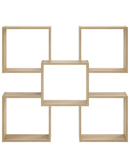 Scaffale da parete Rovere Sonoma 99,5 x 17 x 91 cm