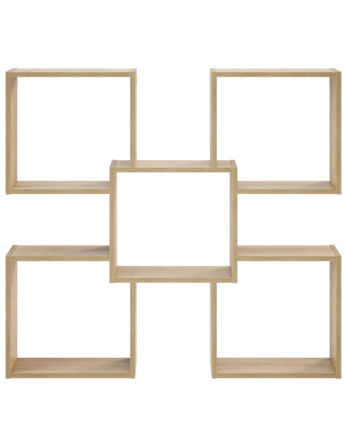 Scaffale da parete Rovere Sonoma 99,5 x 17 x 91 cm