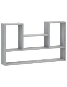 Scaffale da parete Sonoma grigio 100 x 17 x 60 cm