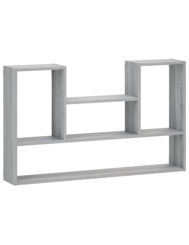 Scaffale da parete Sonoma grigio 100 x 17 x 60 cm