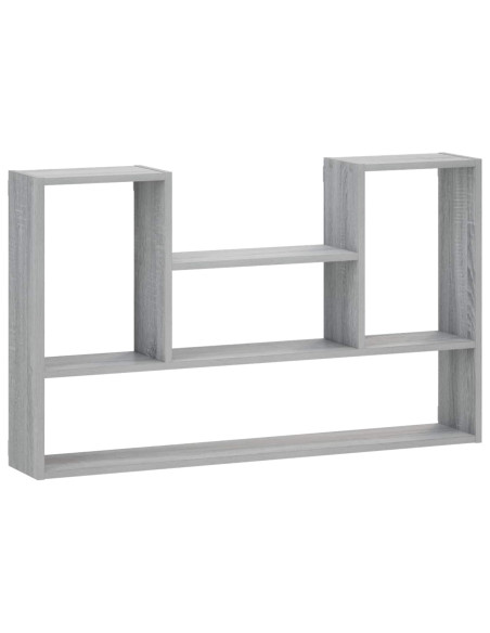 Scaffale da parete Sonoma grigio 100 x 17 x 60 cm