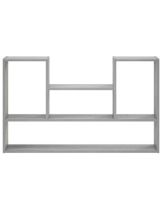 Scaffale da parete Sonoma grigio 100 x 17 x 60 cm 2