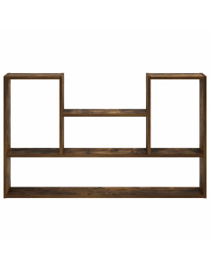 Scaffale da parete Rovere Fumo 100 x 17 x 60 cm 2
