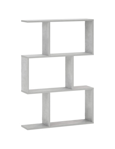 Scaffale da parete Grigio Cemento 72 x 17 x 105 cm