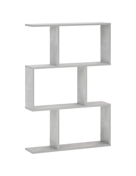Scaffale da parete Grigio Cemento 72 x 17 x 105 cm