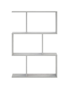 Scaffale da parete Grigio Cemento 72 x 17 x 105 cm 2