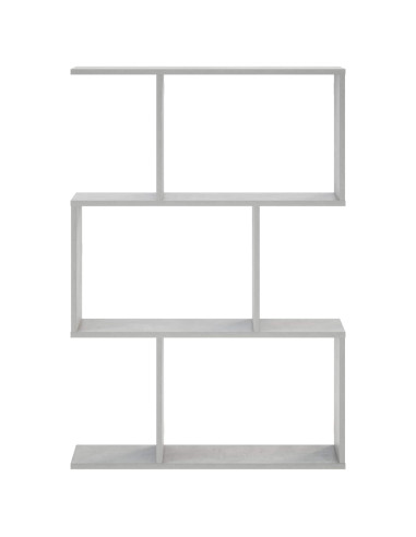 Scaffale da parete Grigio Cemento 72 x 17 x 105 cm