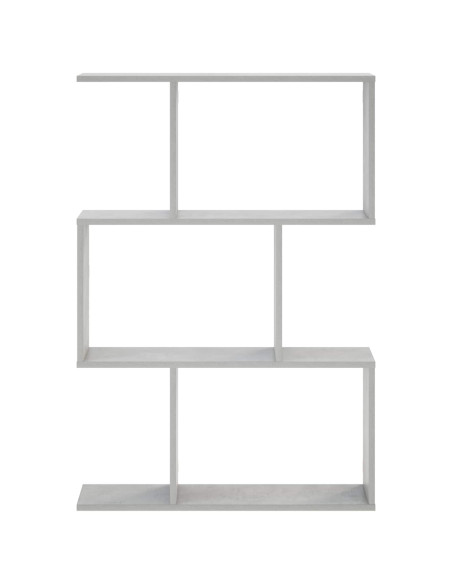 Scaffale da parete Grigio Cemento 72 x 17 x 105 cm