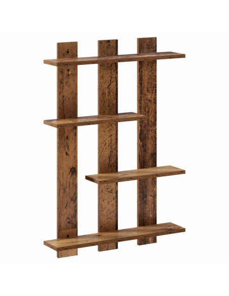 Scaffale da parete Legno antico 61 x 13,5 x 88 cm