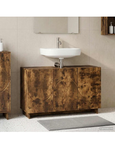 Mobile da bagno Rovere Fumo 101 x 41 x 58 cm Legno multistrato