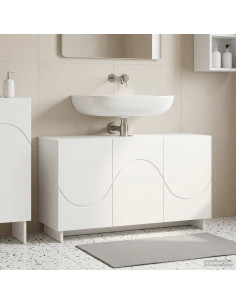 Mobile da bagno Bianco Lucido 101 x 41 x 58 cm