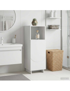 Mobile bagno Bianco 36,5 x 38 x 95 cm Legno ingegnerizzato