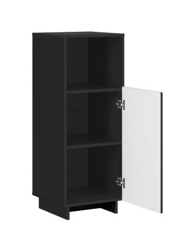 Mobile bagno Nero 36,5 x 38 x 95 cm Legno ingegnerizzato