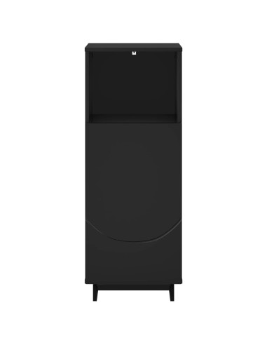 Mobile bagno Nero 36,5 x 38 x 95 cm Legno ingegnerizzato