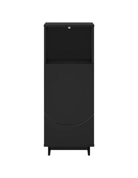 Mobile bagno Nero 36,5 x 38 x 95 cm Legno ingegnerizzato