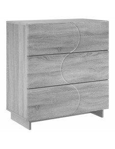 Credenza Sonoma grigio 70 x 38 x 75 cm Legno ingegnerizzato 2