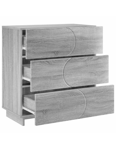Credenza Sonoma grigio 70 x 38 x 75 cm Legno ingegnerizzato