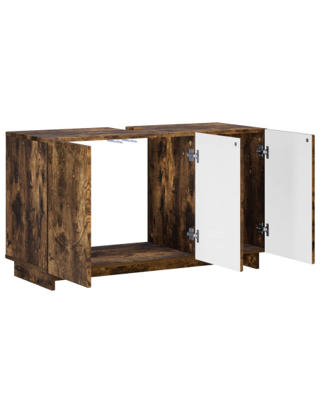 Mobile da bagno Rovere Fumo 101 x 41 x 58 cm Legno multistrato