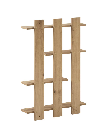 Scaffale da parete Rovere Artigianale 61 x 13,5 x 88 cm