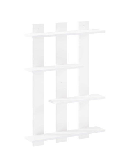 Scaffale da parete Bianco 61 x 13,5 x 88 cm