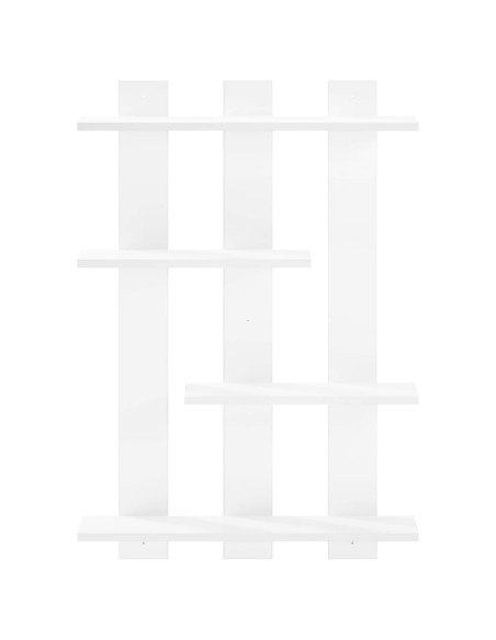 Scaffale da parete Bianco 61 x 13,5 x 88 cm