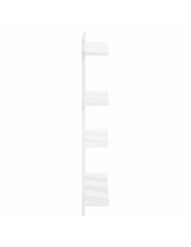 Scaffale da parete Bianco 61 x 13,5 x 88 cm