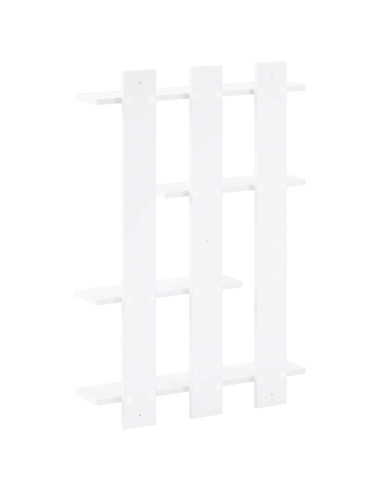 Scaffale da parete Bianco 61 x 13,5 x 88 cm