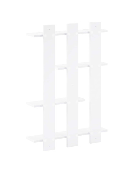 Scaffale da parete Bianco 61 x 13,5 x 88 cm