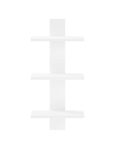 Scaffale da parete Bianco 30 x 13,5 x 64,5 cm