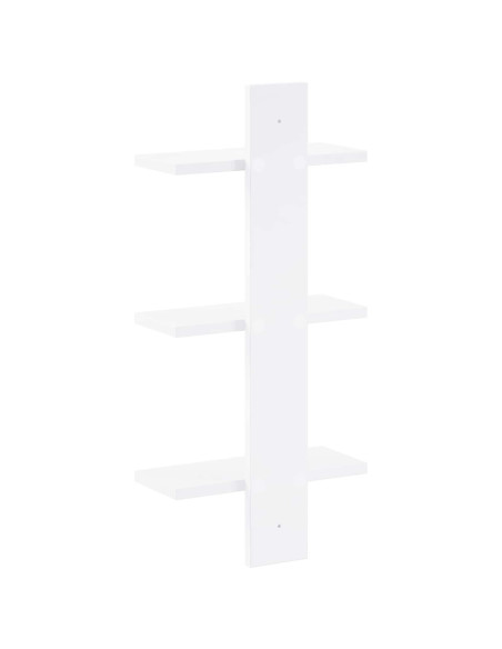 Scaffale da parete Bianco 30 x 13,5 x 64,5 cm