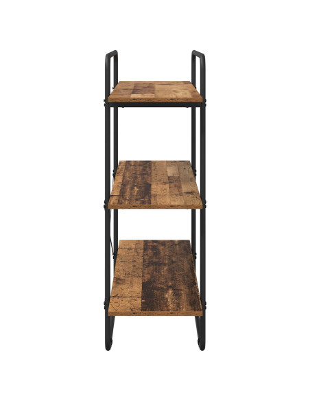 Libreria 3 livelli 100 x 35 x 105 cm PB Legno di quercia