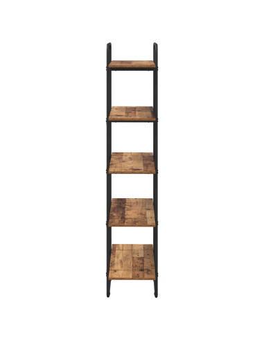 Libreria 5 livelli 60 x 35 x 175,5 cm PB Legno di quercia