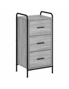 Credenza Sonoma grigio 97 x 33 x 81 cm Legno ingegnerizzato