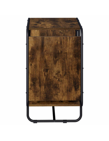 Credenza Rovere Fumo 60 x 37.5 x 64.5 cm Legno ingegnerizzato