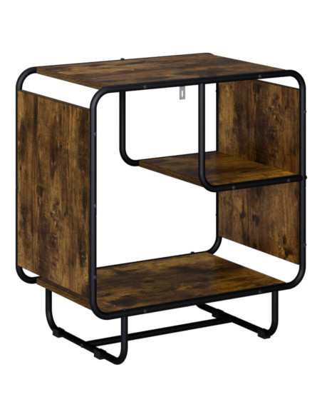 Credenza Rovere Fumo 60 x 37.5 x 64.5 cm Legno ingegnerizzato
