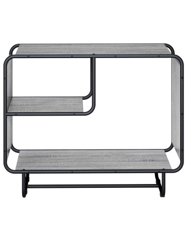 Credenza Sonoma grigio 80 x 37,5 x 64,5 cm Legno ingegnerizzato