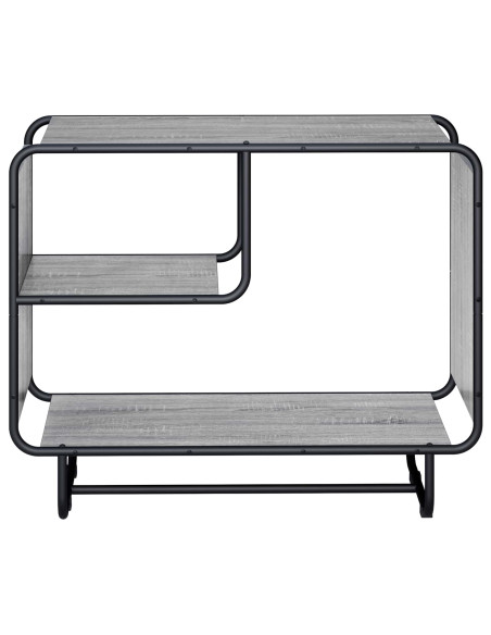 Credenza Sonoma grigio 80 x 37,5 x 64,5 cm Legno ingegnerizzato