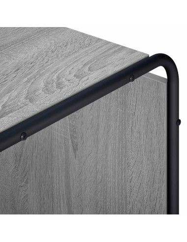 Credenza Sonoma grigio 80 x 37,5 x 64,5 cm Legno ingegnerizzato